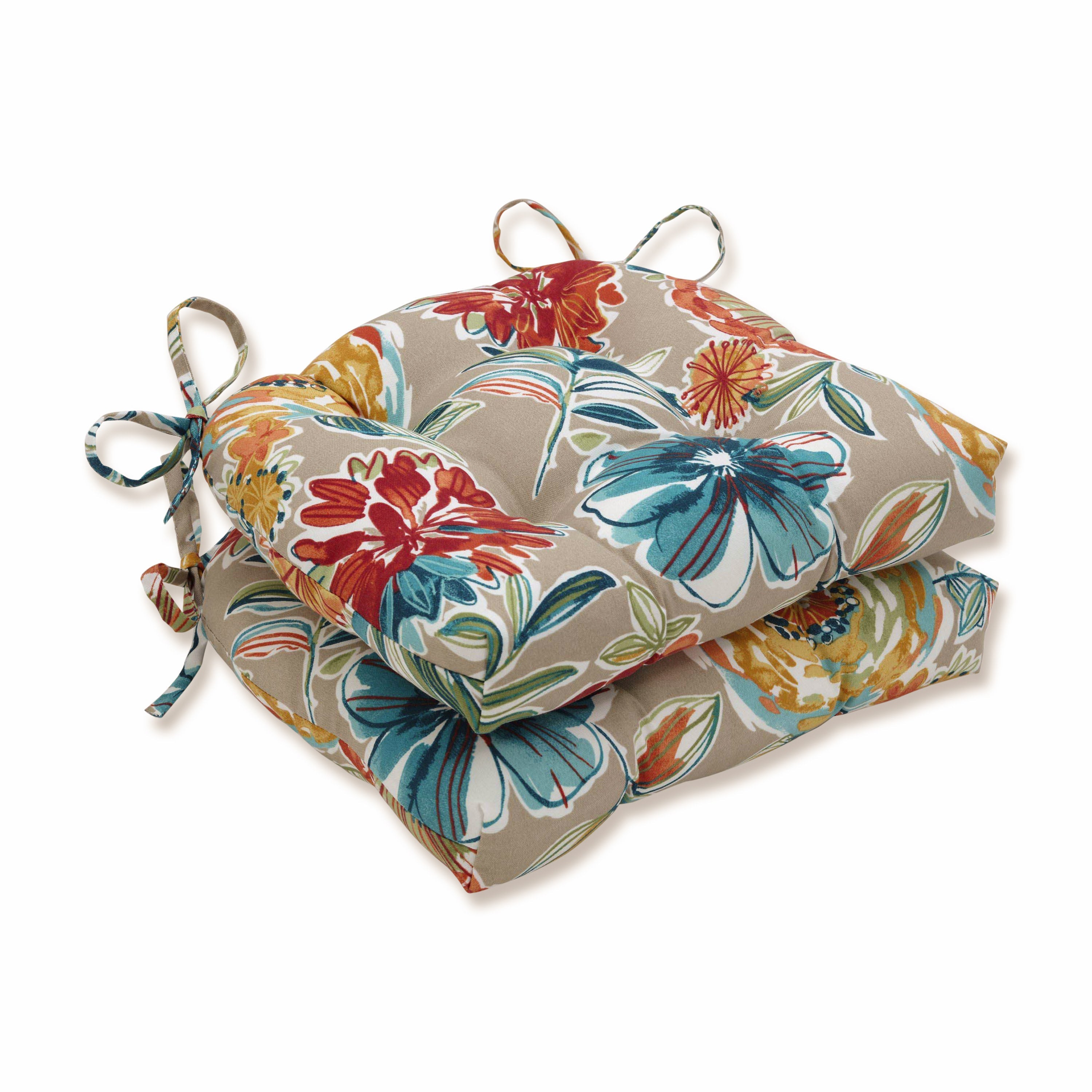 Outdoor/Indoor Colsen Sonoma Deluxe Tufted Chairpad (Set of 2)