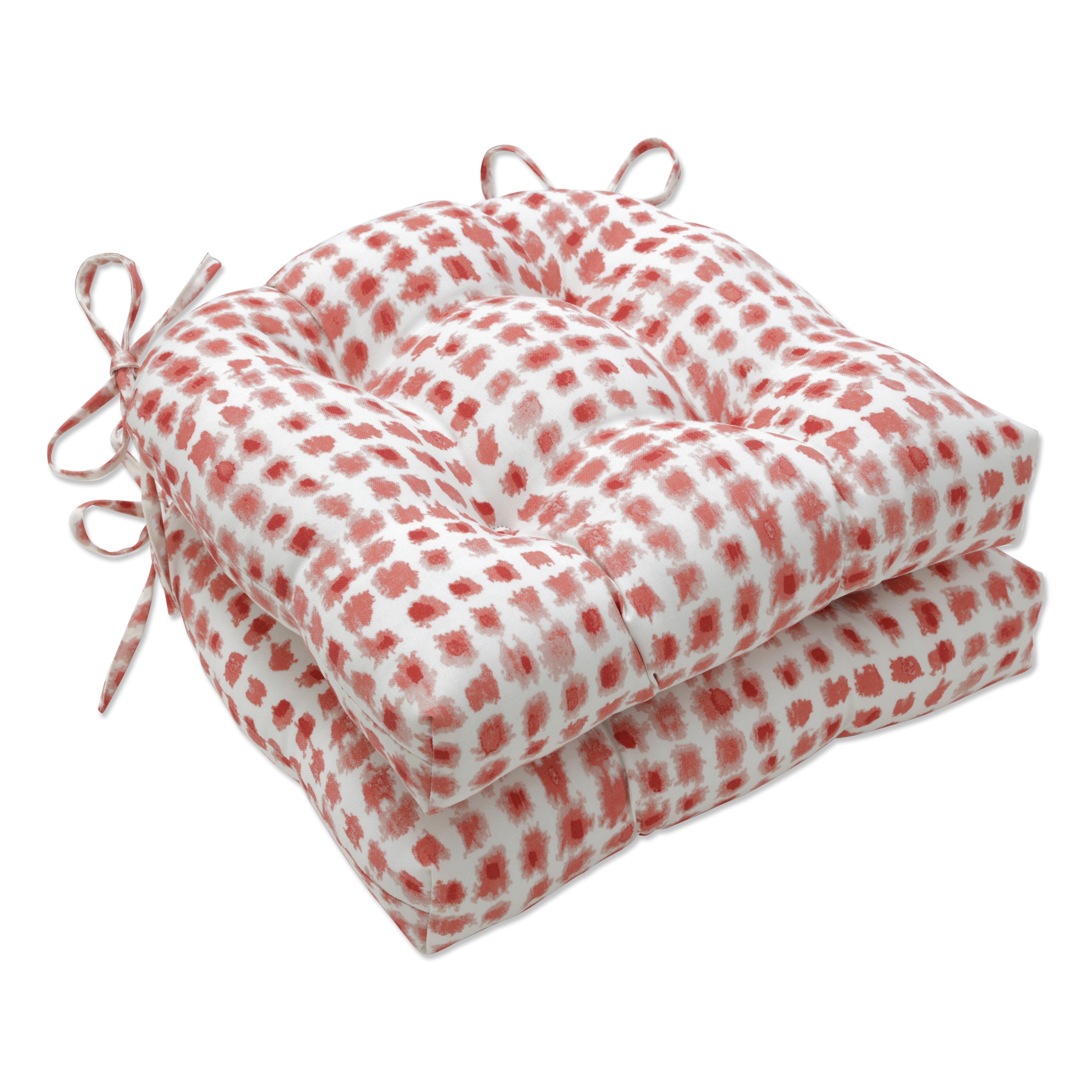 Alauda Coral Isle Reversible Chair Pad (Set Of 2)