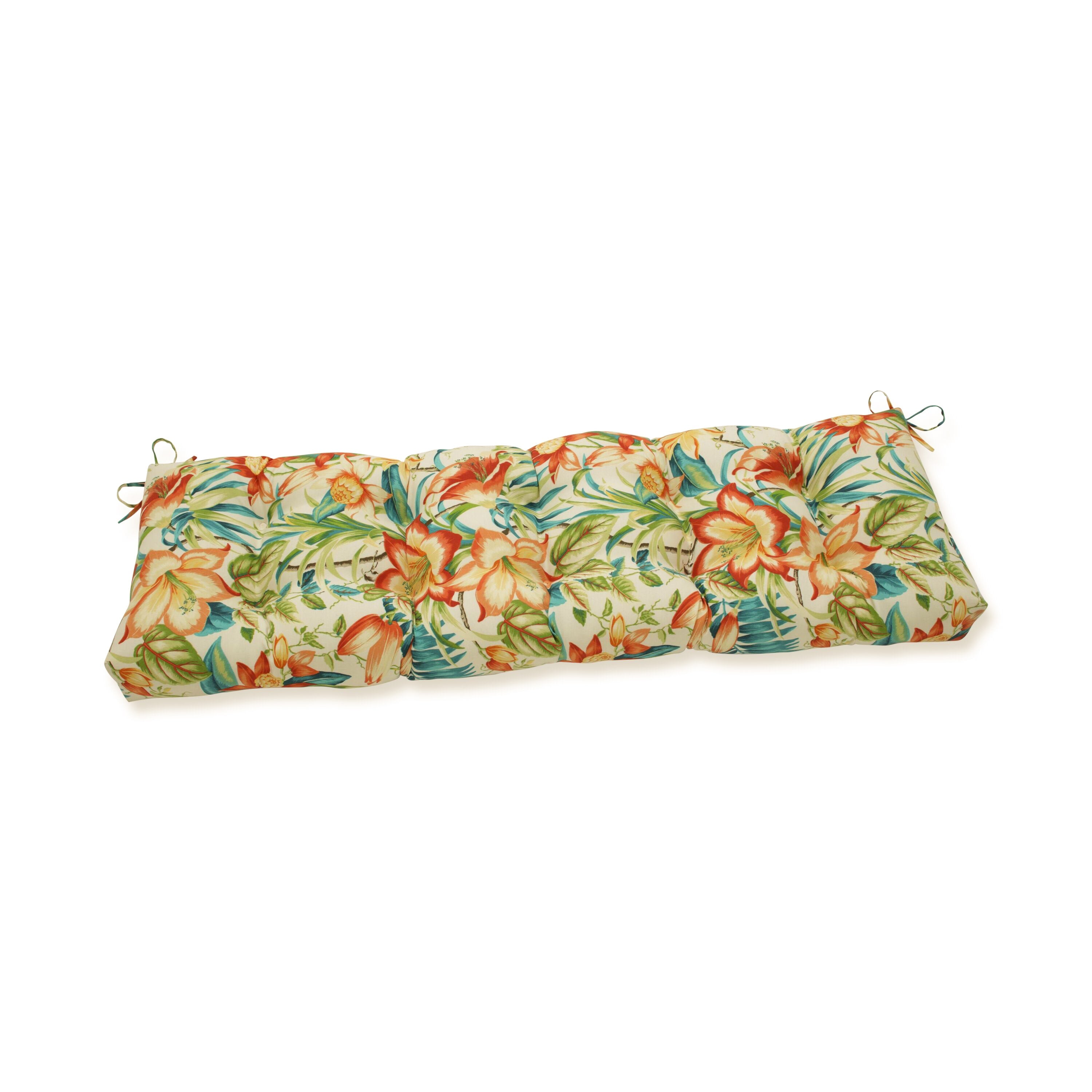 Outdoor/Indoor Botanical Glow Tiger Lily 60" Blown Bench