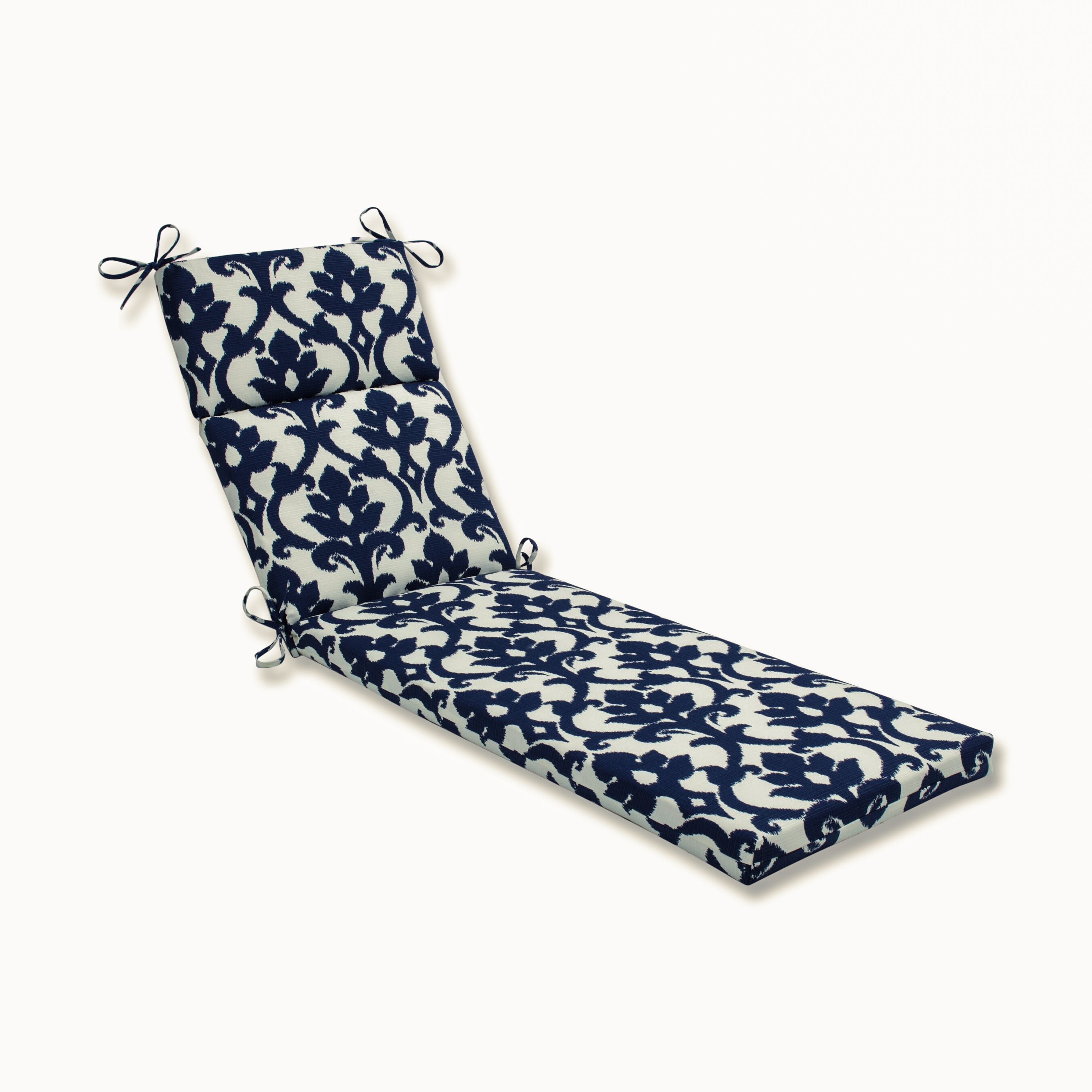Outdoor/Indoor Basalto Navy Chaise Lounge Cushion