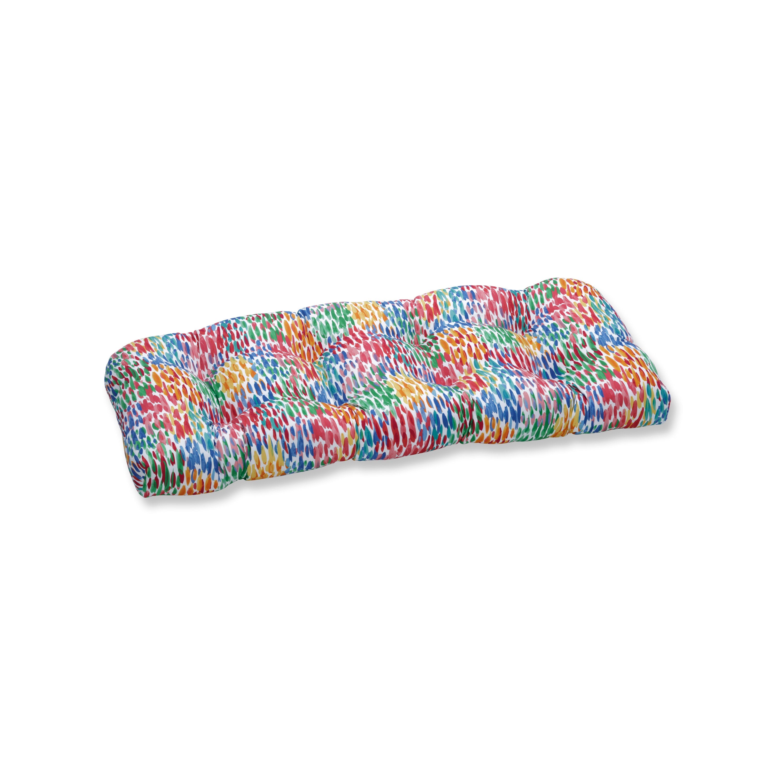 Make It Rain Zinnia Wicker Loveseat Cushion