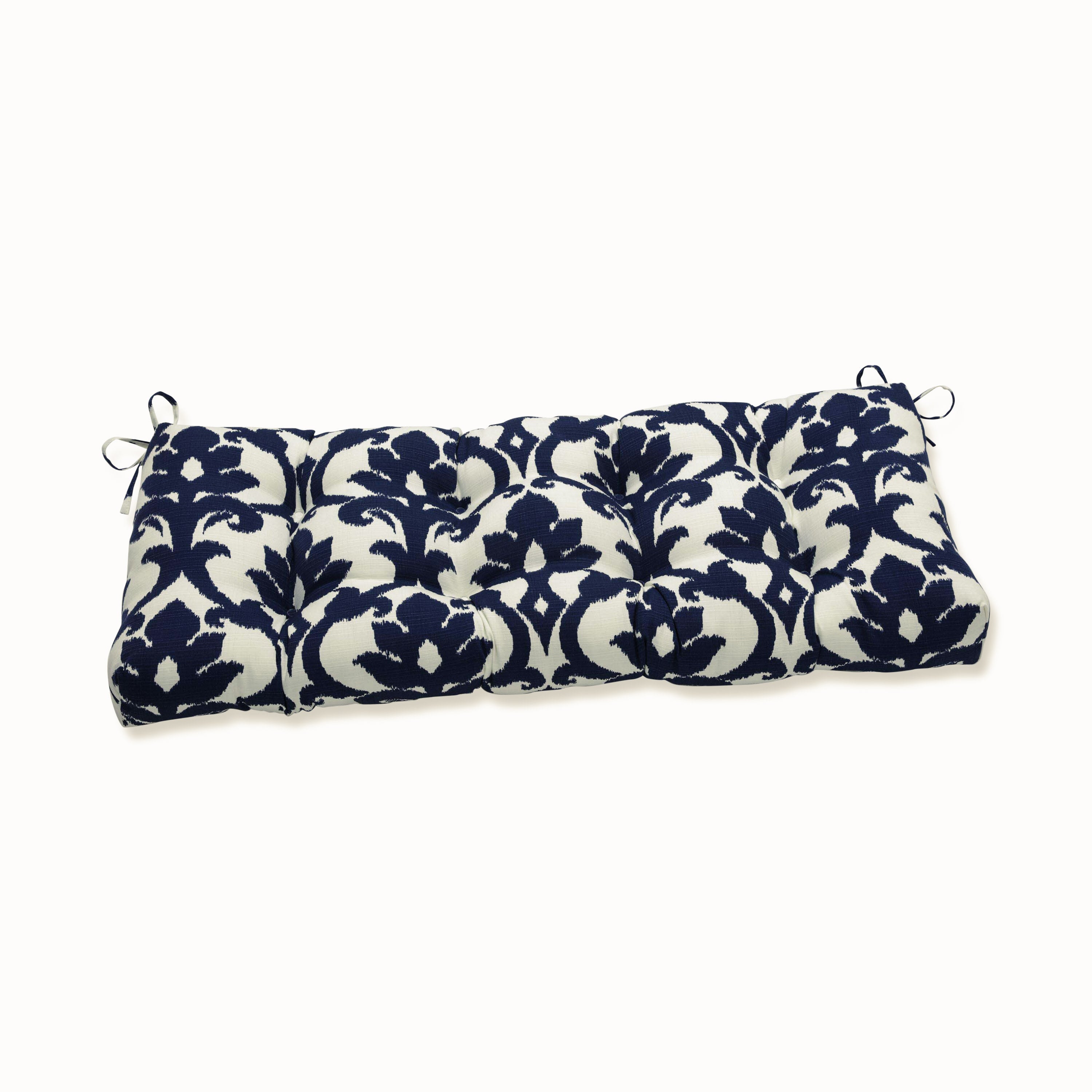 Outdoor/Indoor Basalto Navy 44" Blown Bench